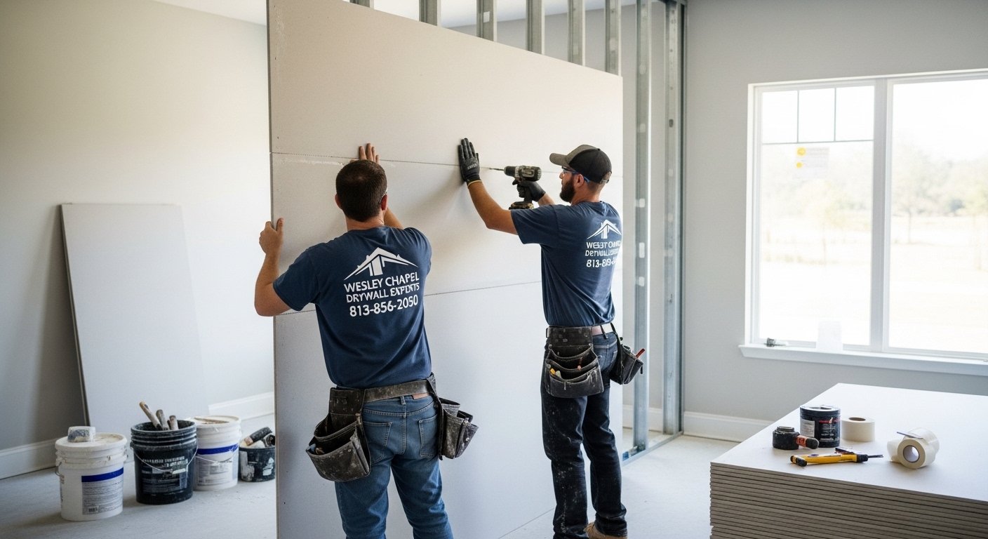 mold resistant drywall installation photo